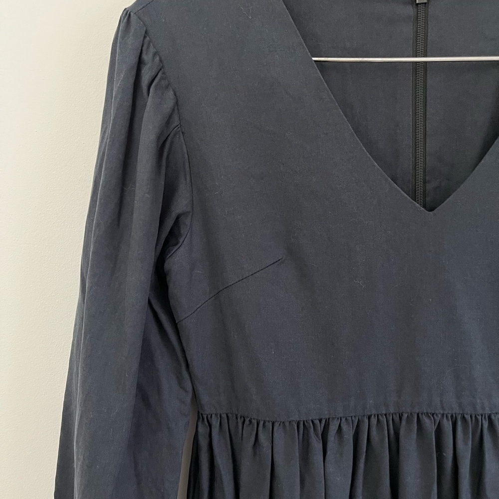 Emma Knudsen Frankie Tiered Babydoll V-Neck Dress - Picture 7 of 12